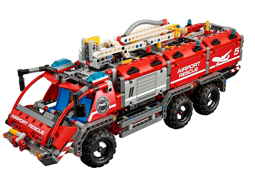 Lego technic pojazd straży pożarnej to świetny zestaw dla małych, przyszłych strażaków i ratowników!